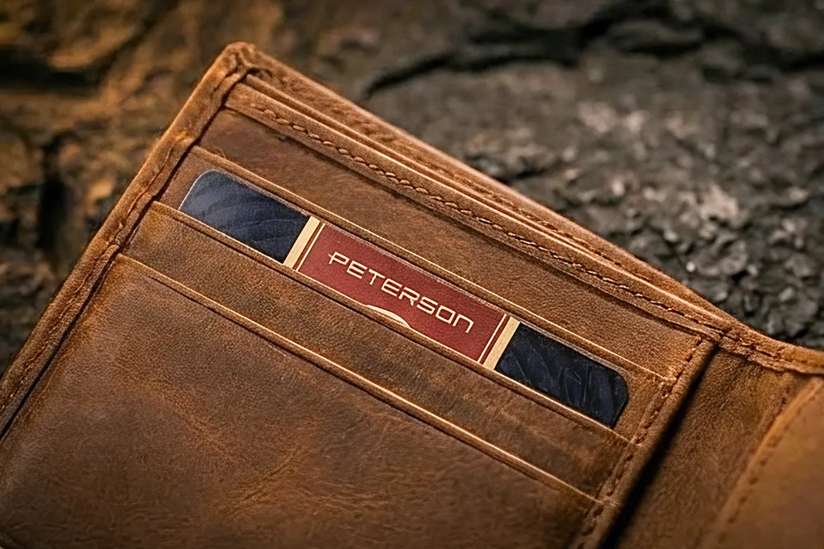 Peterson prémium bőr pénztárca